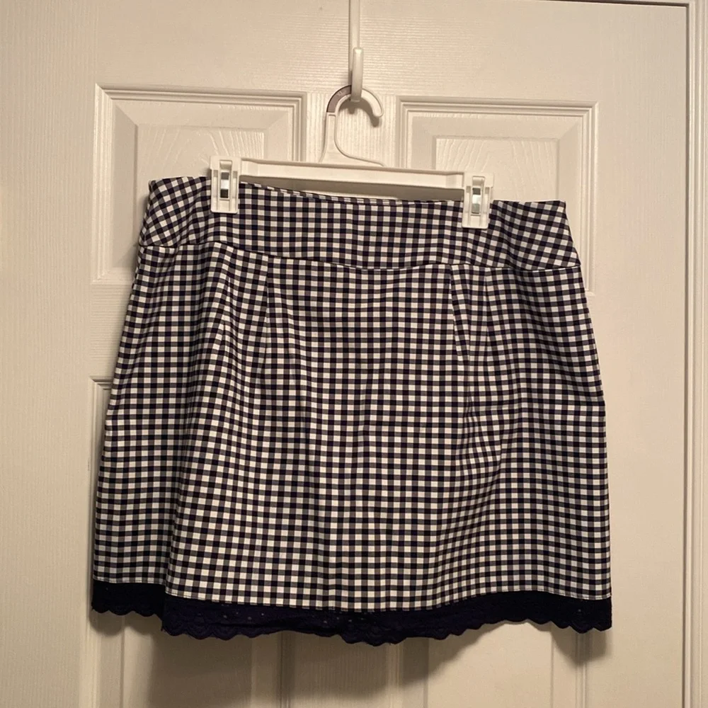 NWOT Cato Navy/White Pull On Skort…size 16W - Picture 2 of 4